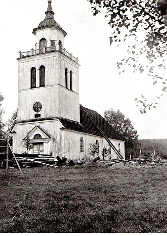 Överhogdals kyrka år 1910