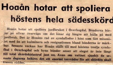 Översvämning Hoan Överhogdal