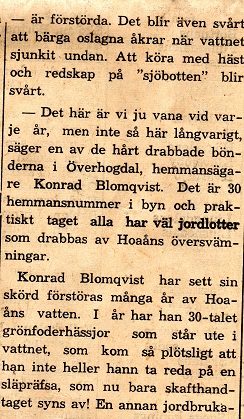 Översvämning Hoan Överhogdal