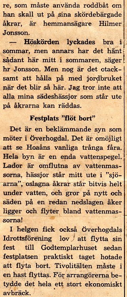 Översvämning Hoan Överhogdal